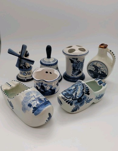 Vintage piece delft blue - vintage, 7